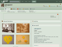 Tablet Screenshot of calicojack21.deviantart.com