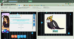Desktop Screenshot of guardianoflightaura.deviantart.com