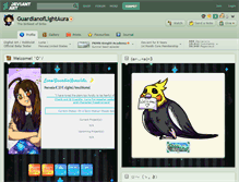 Tablet Screenshot of guardianoflightaura.deviantart.com