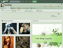 Tablet Screenshot of islandforge.deviantart.com