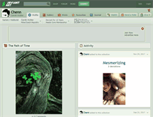 Tablet Screenshot of chenn.deviantart.com