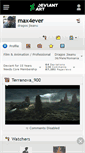Mobile Screenshot of max4ever.deviantart.com