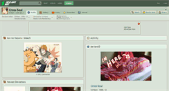 Desktop Screenshot of cross-soul.deviantart.com