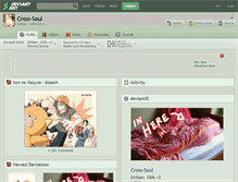 Tablet Screenshot of cross-soul.deviantart.com