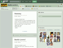 Tablet Screenshot of beatle-lovers.deviantart.com