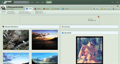Desktop Screenshot of littlelaurazombie.deviantart.com