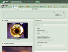 Tablet Screenshot of bbcl.deviantart.com