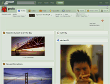 Tablet Screenshot of geolio.deviantart.com