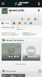 Mobile Screenshot of devart-critic.deviantart.com