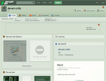 Tablet Screenshot of devart-critic.deviantart.com
