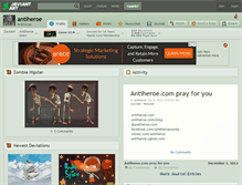 Tablet Screenshot of antiheroe.deviantart.com