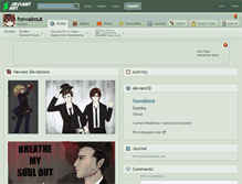 Tablet Screenshot of howabout.deviantart.com