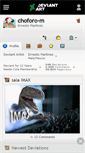 Mobile Screenshot of choforo-m.deviantart.com