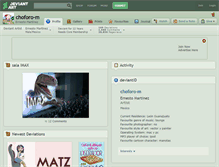 Tablet Screenshot of choforo-m.deviantart.com