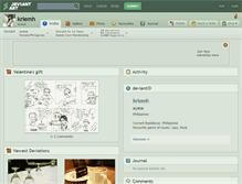 Tablet Screenshot of kriemh.deviantart.com