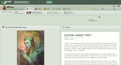 Desktop Screenshot of hrfleur.deviantart.com