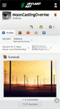 Mobile Screenshot of mooncastingoverme.deviantart.com