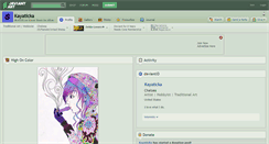 Desktop Screenshot of kayaticka.deviantart.com