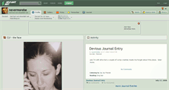 Desktop Screenshot of nevermorebe.deviantart.com