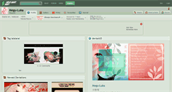 Desktop Screenshot of megu-luka.deviantart.com