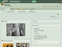 Tablet Screenshot of jamesjr2.deviantart.com