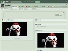 Tablet Screenshot of gondrei.deviantart.com