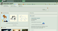 Desktop Screenshot of crepusculean-requiem.deviantart.com