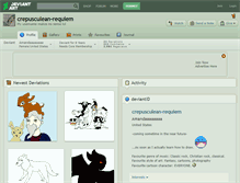 Tablet Screenshot of crepusculean-requiem.deviantart.com