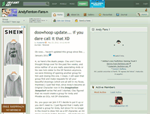 Tablet Screenshot of andyfenton-fans.deviantart.com