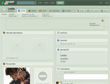 Tablet Screenshot of lestia.deviantart.com