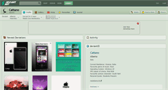 Desktop Screenshot of cattano.deviantart.com