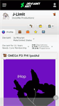Mobile Screenshot of j-limit.deviantart.com