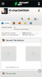 Mobile Screenshot of ki-chanzekitteh.deviantart.com