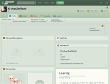 Tablet Screenshot of ki-chanzekitteh.deviantart.com