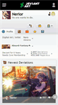 Mobile Screenshot of nerior.deviantart.com