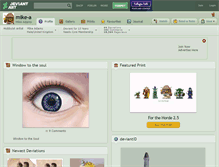 Tablet Screenshot of mike-a.deviantart.com