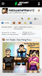 Mobile Screenshot of matsuyamahikaru12.deviantart.com