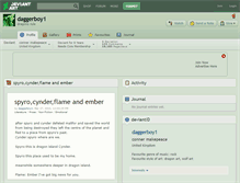 Tablet Screenshot of daggerboy1.deviantart.com