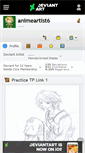Mobile Screenshot of animeartist6.deviantart.com