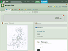 Tablet Screenshot of animeartist6.deviantart.com