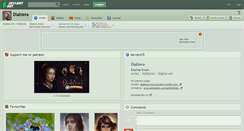 Desktop Screenshot of diablera.deviantart.com