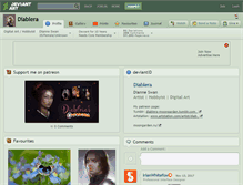 Tablet Screenshot of diablera.deviantart.com