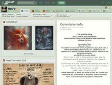 Tablet Screenshot of nanfe.deviantart.com
