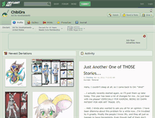 Tablet Screenshot of chibidra.deviantart.com