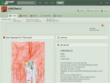 Tablet Screenshot of chibi2haru2.deviantart.com