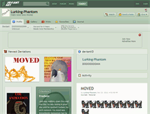 Tablet Screenshot of lurking-phantom.deviantart.com