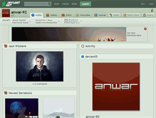 Tablet Screenshot of anwar-92.deviantart.com
