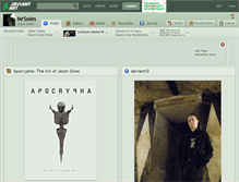 Tablet Screenshot of mrsoles.deviantart.com