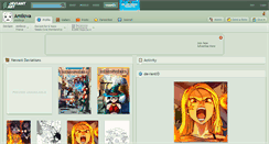 Desktop Screenshot of amilova.deviantart.com