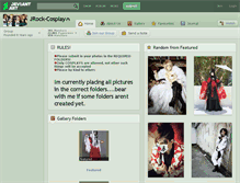 Tablet Screenshot of jrock-cosplay.deviantart.com